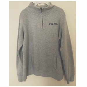 UC San Diego Gray Collared Sweatshirt